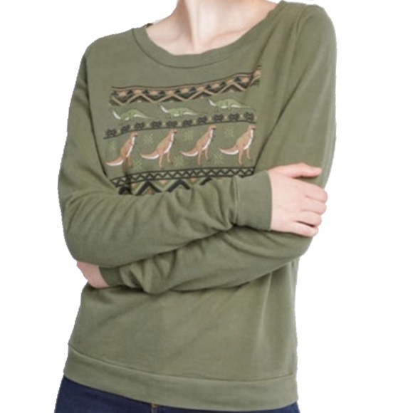 Modcloth Tops - Modcloth Quirky Combo Dinosaur Sweatshirt